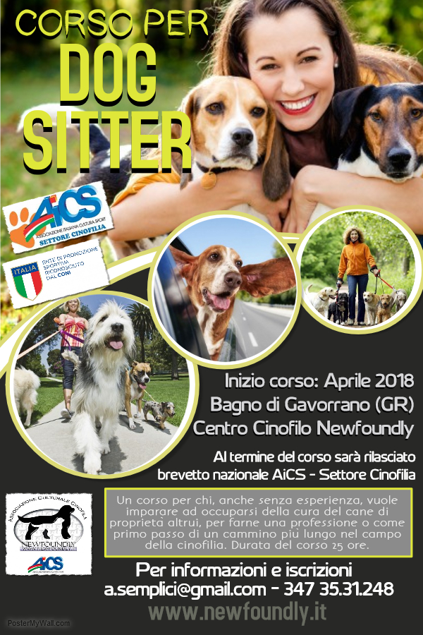 Dog Sitter Grosseto Centro Cinofilo Newfoundly AiCS dog-sitter-grosseto-centro-cinofilo-newfoundly-aics