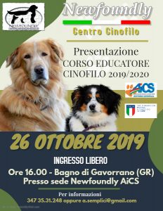 Corso Educatore Cinofilo